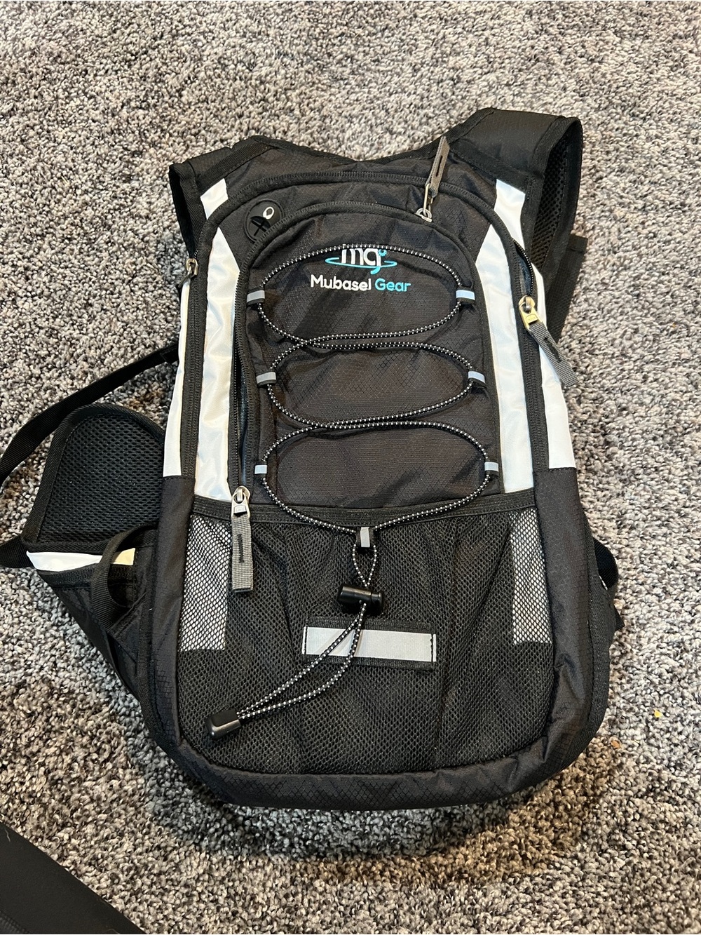 Black Lightweight hiking Backpack